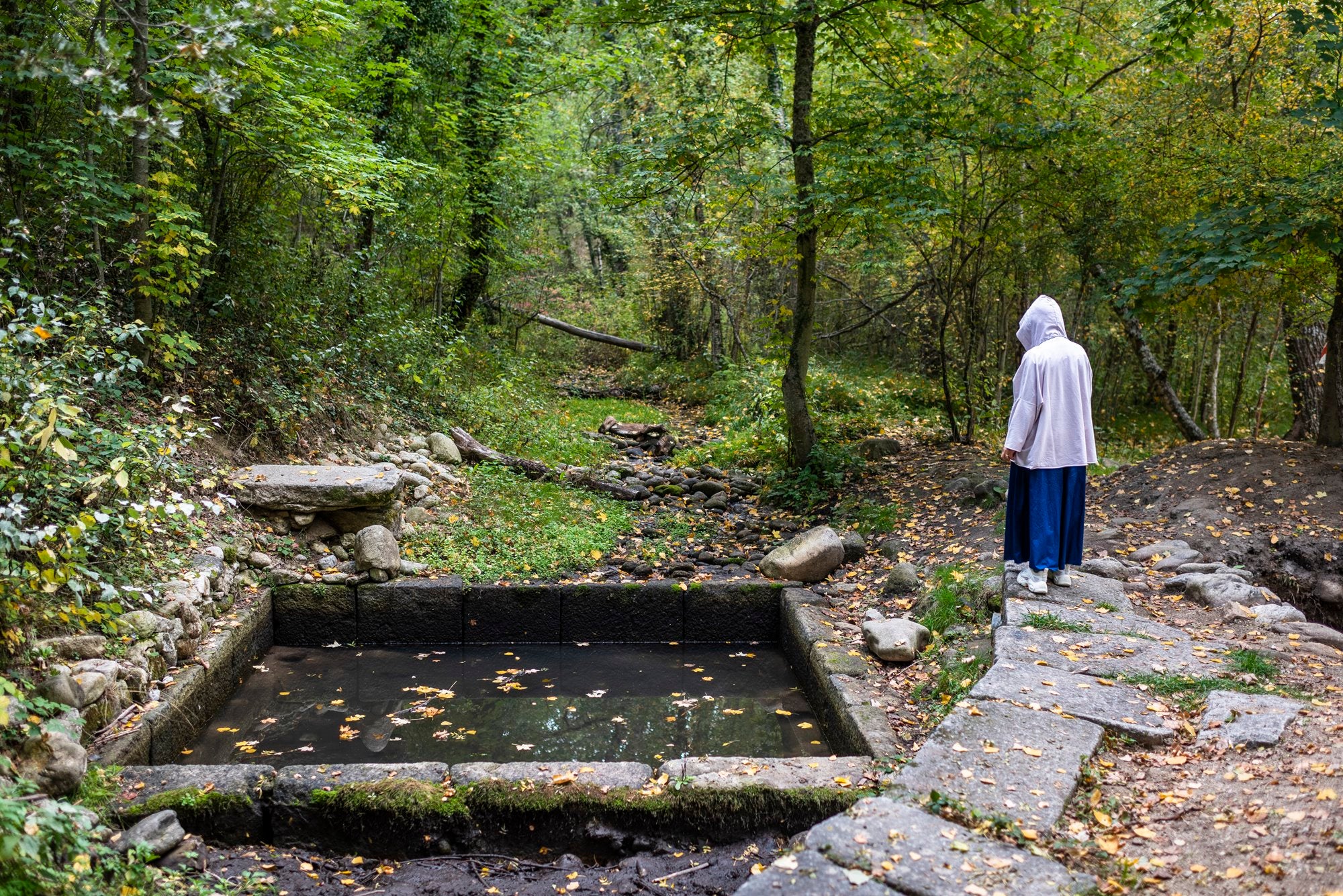 Bosque Finlandés Rascafría estanque Molino de Papel