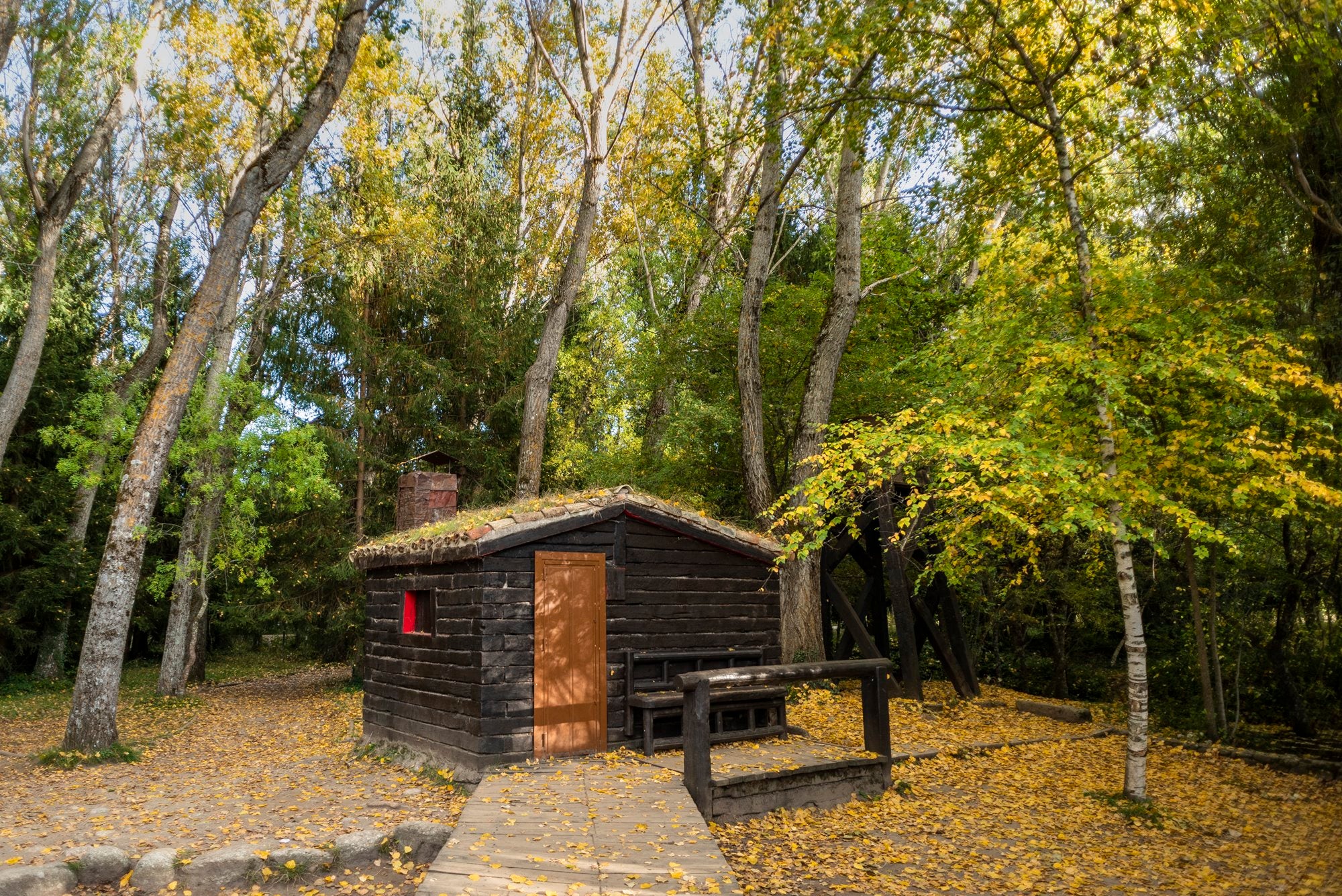 Bosque Finlandés Rascafría sauna