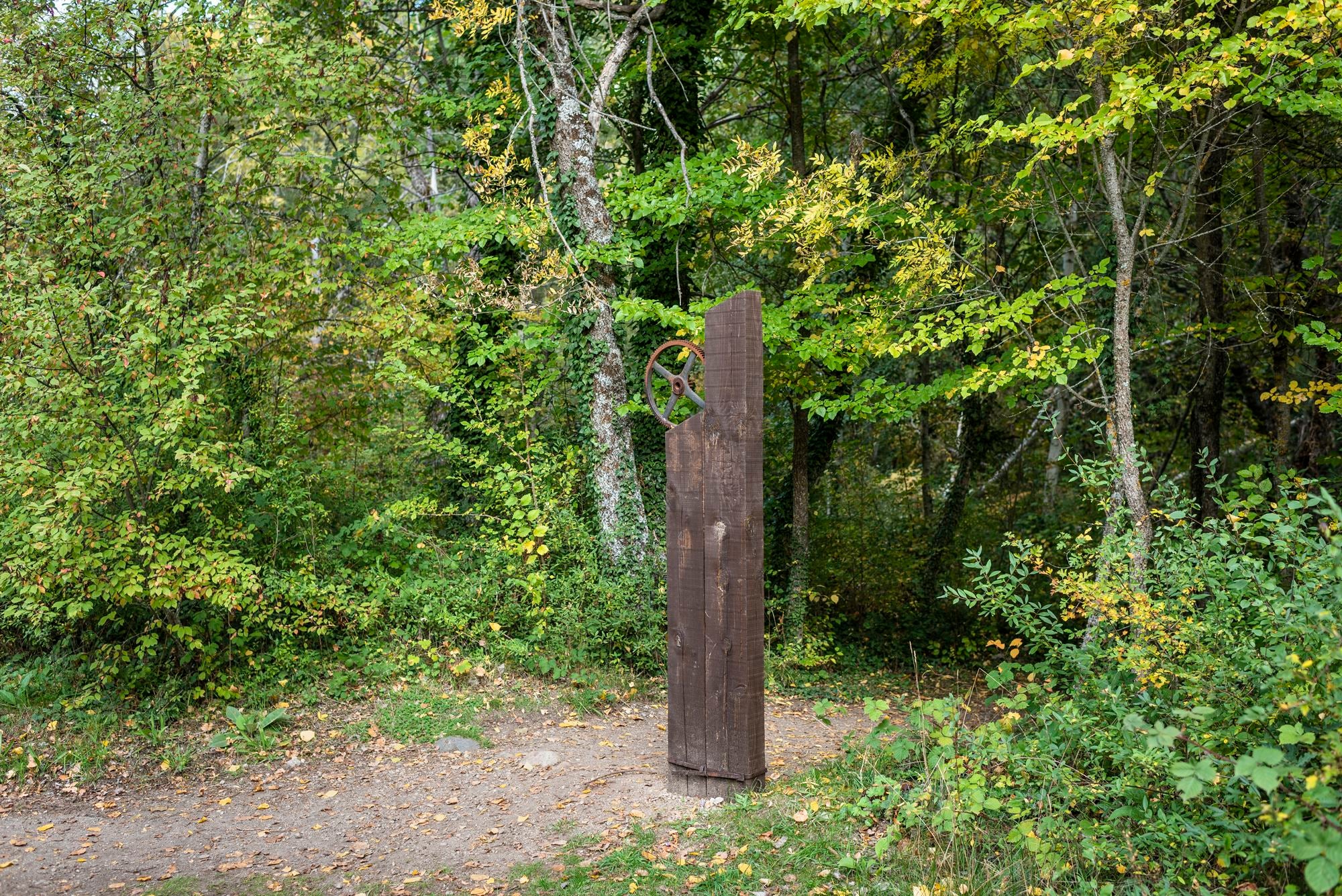 Bosque Finlandés Rascafría Señal del rotario