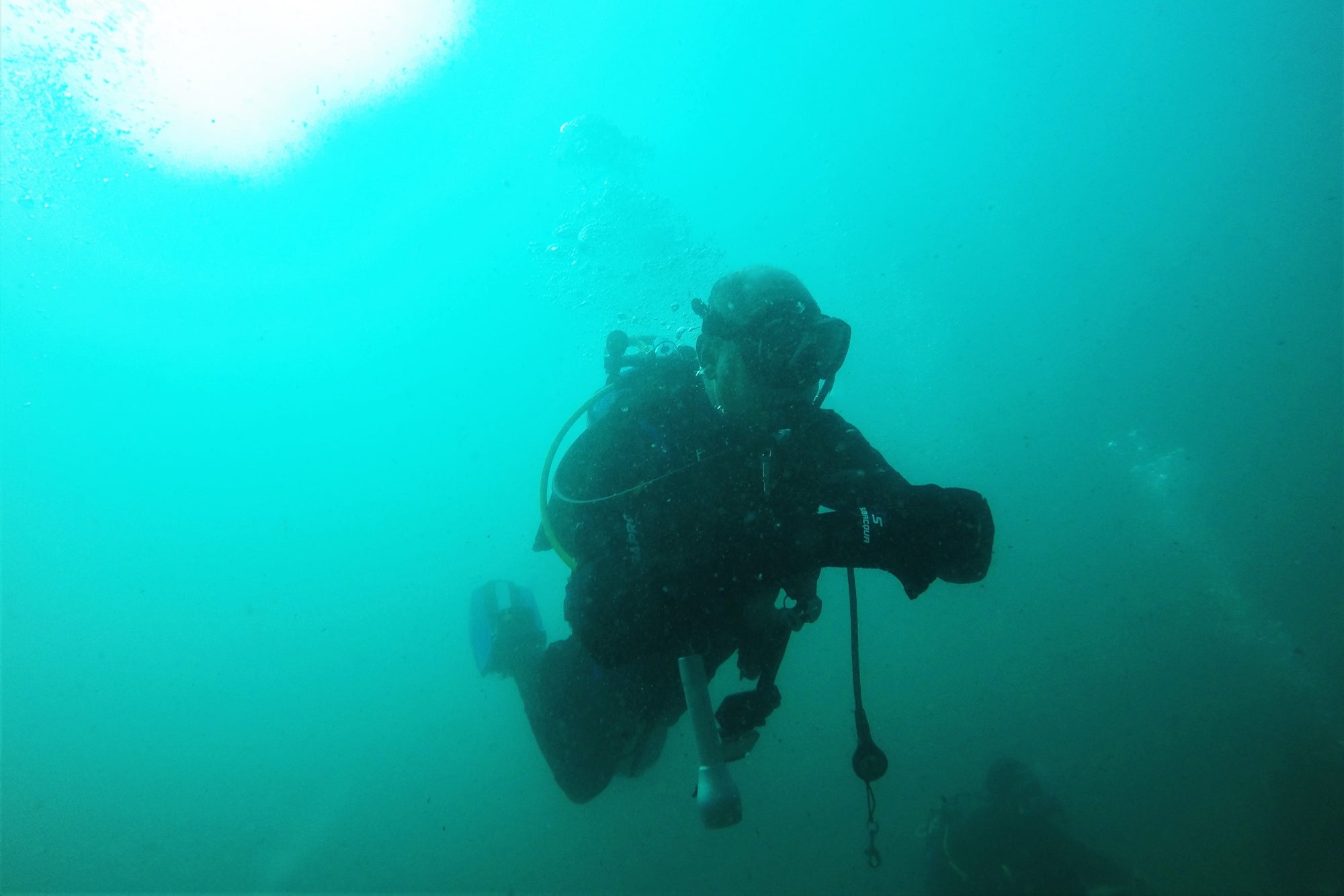 Buceo en Asturias buceador