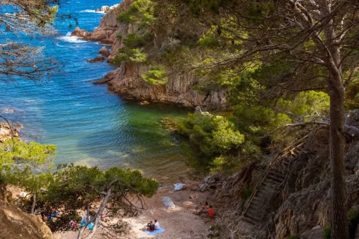 La cala d'Aigua Xelida.