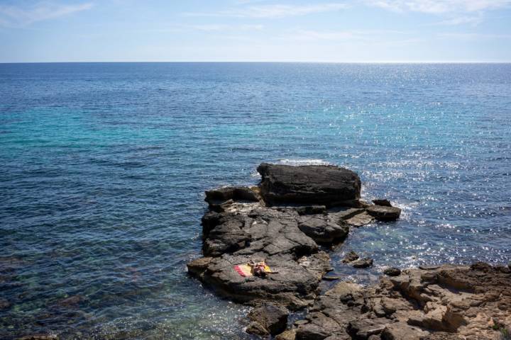 La cala Delta es una de las preferidas por los buceadores por sus aguas cristalinas.