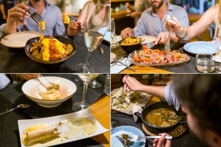 Calas de L'Ametlla de Mar (Tarragona): platos del 'Restaurante La Subhasta'