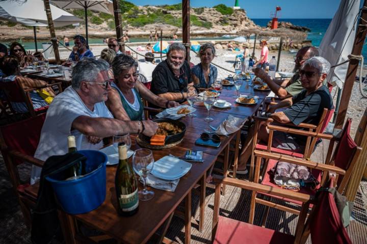 Calas de L'Ametlla de Mar (Tarragona): chiringuito de 'La Subhasta'