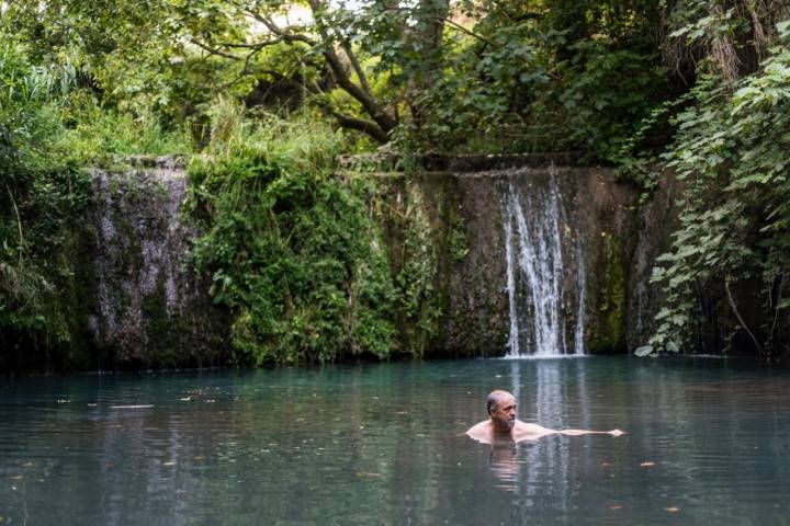 Camí del Riu: baño en uno de los pèlag