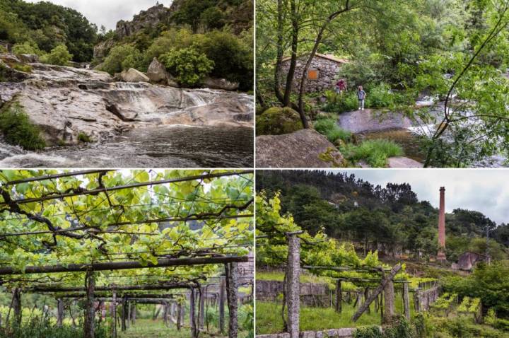 Camino Portugués por la Costa (Tramo 3): cascada de Segade en Caldas de Reis