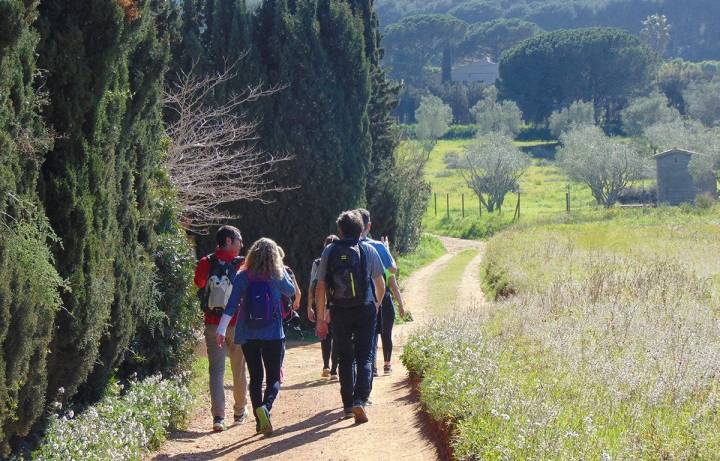 Además de acantilados, también el camino nos ofrece espectaculares paisajes de interior.