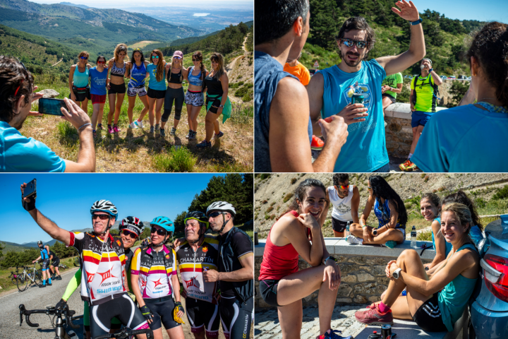 No todo es deporte. También hay tiempo para un buen rato con los amigos.