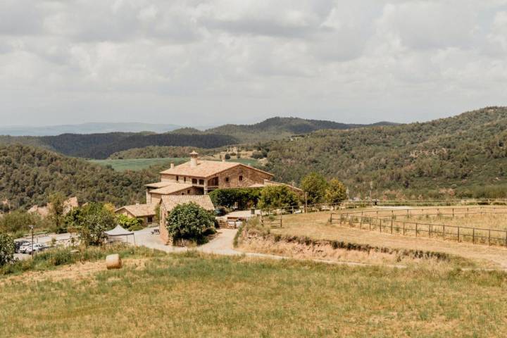 Masía 'This Must Be The Place' en Moià,  en la comarca del Moianès (Barcelona).