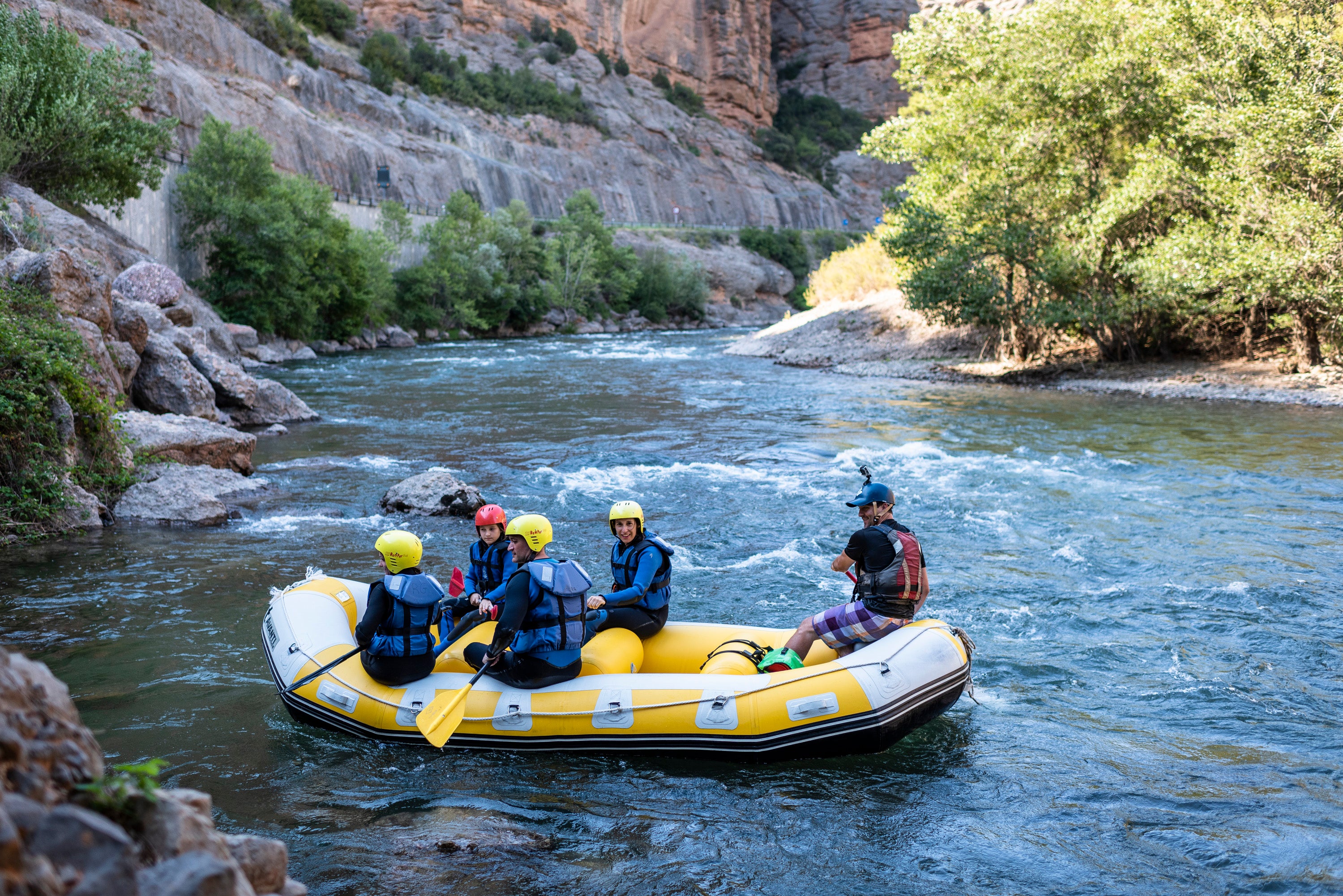 Descenso en rafting por el río la Noguera Pallaresa