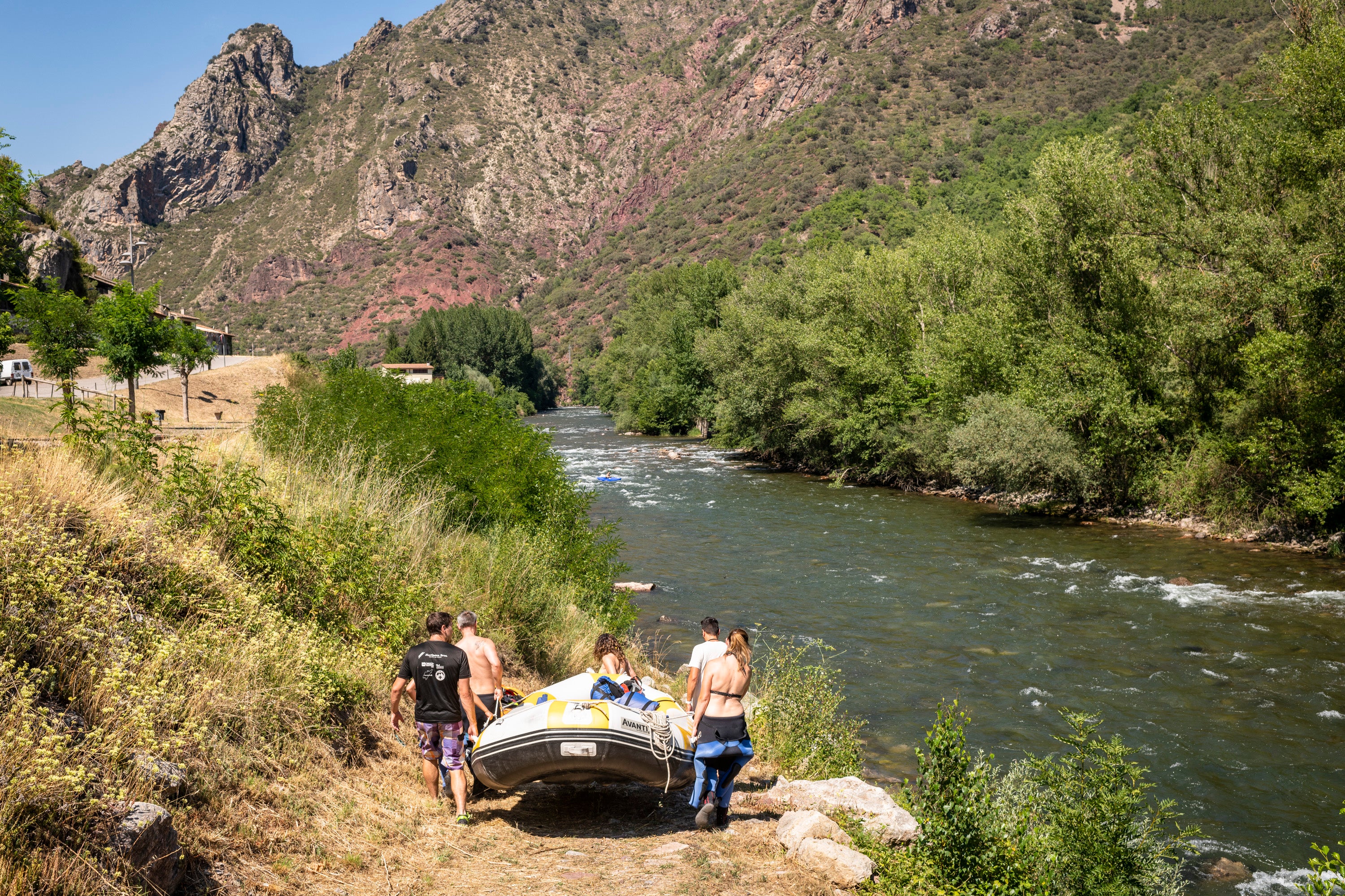 Descenso en rafting por el río la Noguera Pallaresa