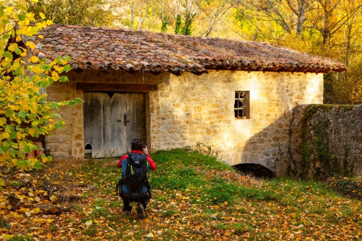 Molino junto a la ribera del Purón.