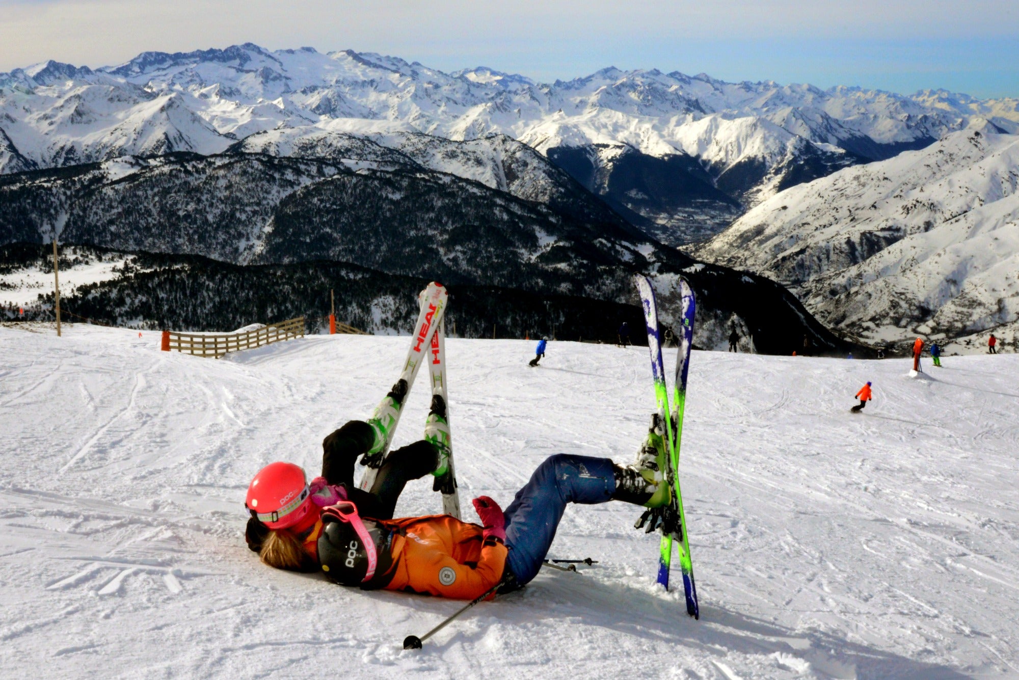 Descanso en la jornada de esquí. Baqueira Beret. Valle de Arán. Esquí en España. Pirineo Lérida. Lleida. Foto: Alfredo Merino