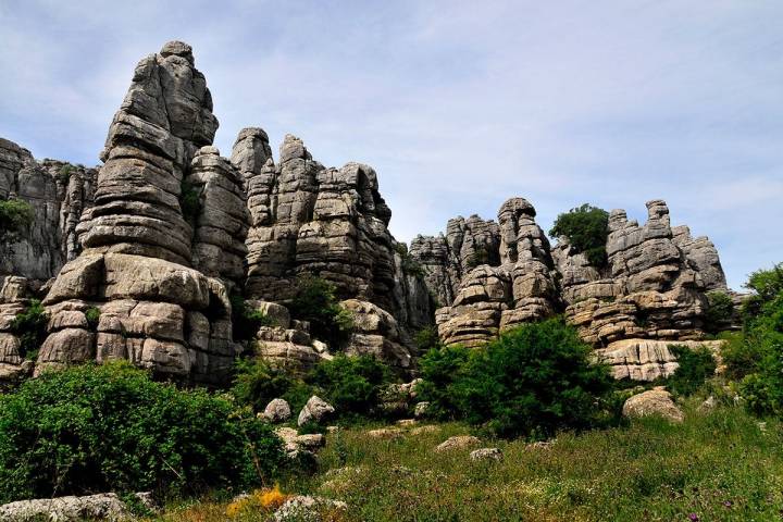 Antequera: Diferentes aspectos de las formaciones kársticas del espacio natural del Torcal. Foto: Alfredo Merino | Marga Estebaranz