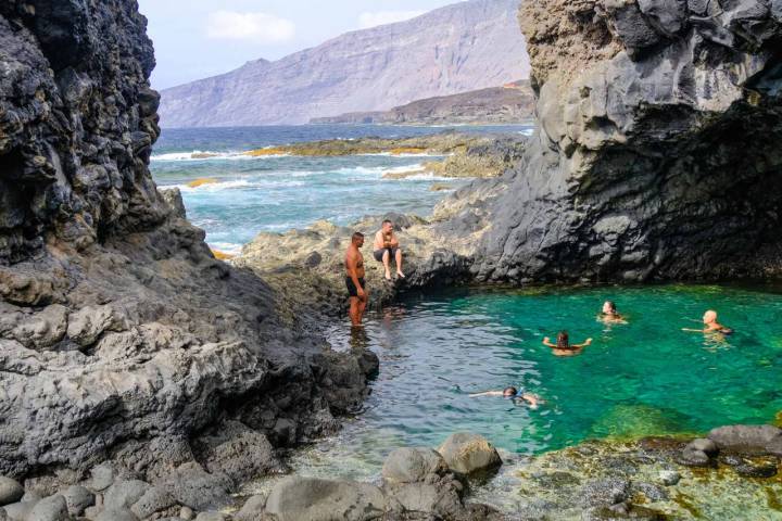 El Charco Azul de la isla de El Hierro