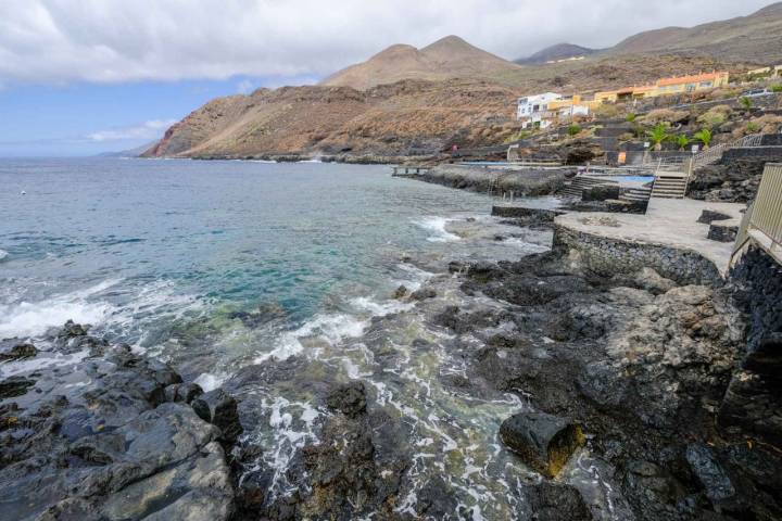 Vista general de La Caleta, en El Hierro