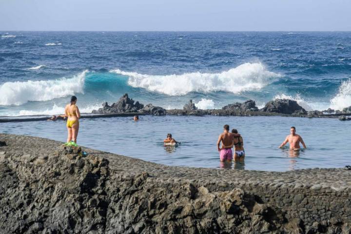 Zona de baño en el Pozo de las Calcosas, El Hierro