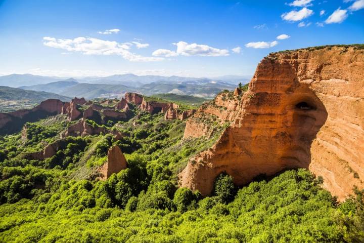 Las Médulas, ahora mucho más cerca. Foto: Shutterstock.