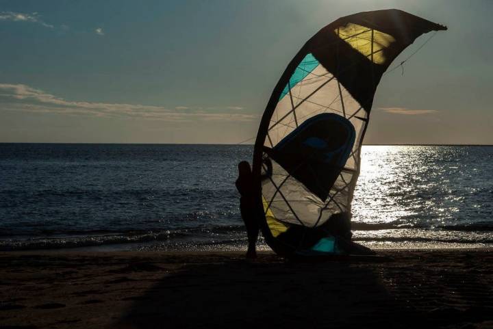 Isla Canela, en Ayamonte, destino de amantes de deportes náuticos.