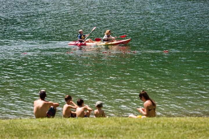 El embalse invita a la desconexión.