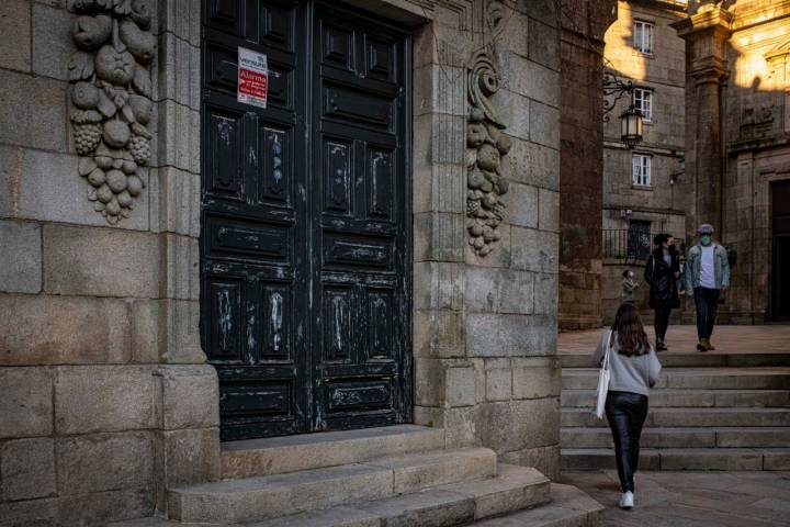 La casa de la Parra, donde Gonzalo Suárez rodó 'Los Pazos de Ulloa' para TVE.