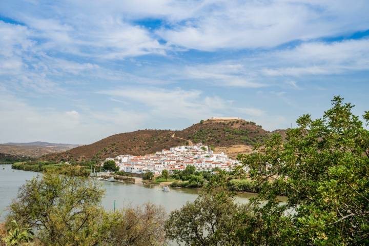 Vista de Sanlúcar de Guadiana.