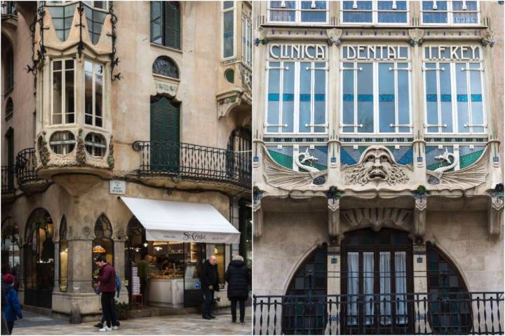 Hasta el 'Horno Santo Cristo' del edificio modernista Can Forteza Rey peregrinan muchos adictos a las ensaimadas.