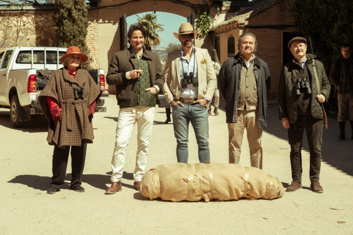 La montería se graba en la finca Quinta de Mirabel, cercana a Toledo ciudad. Foto: Txuca Pereira/Netflix.