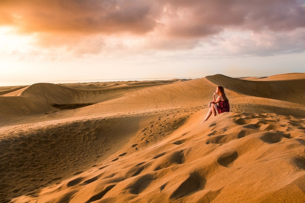 Dunas de Maspalomas, en Gran Canaria
