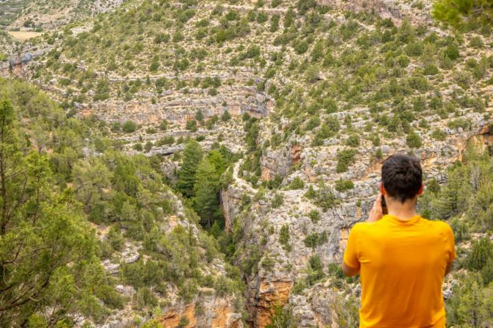 Vistas del cañón de los Estrechos del Ebrón