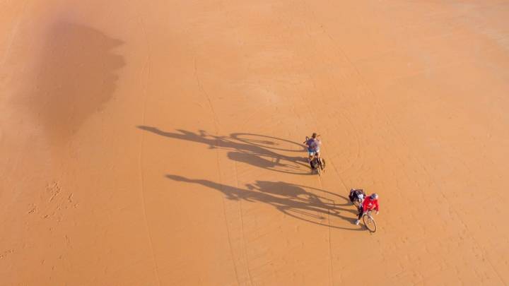 playa conil bici