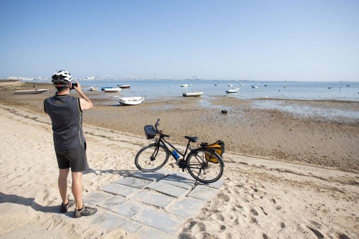 puente de la pepa bahia cadiz bici