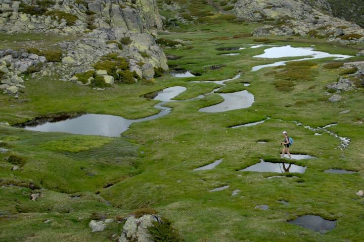 Excursiones para librarse del calor de Madrid 2022 senderista en Las Lagunas