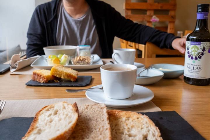 Desayuno en hotel de Frómista (Palencia)