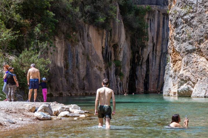 Fuente de los Baños en Montanejo, Castellón