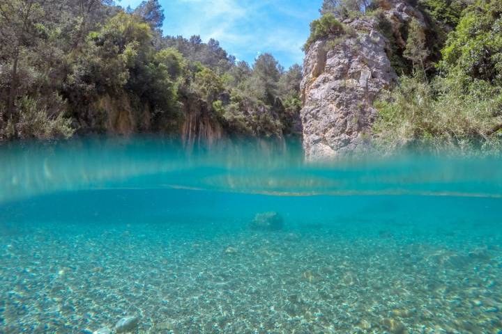 Fuente de los Baños en Montanejo, Castellón