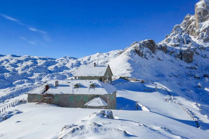 Refugio de Áliva. Foto de Michel Rabanal cedida por Liébana Un Lugar por Descubrir.