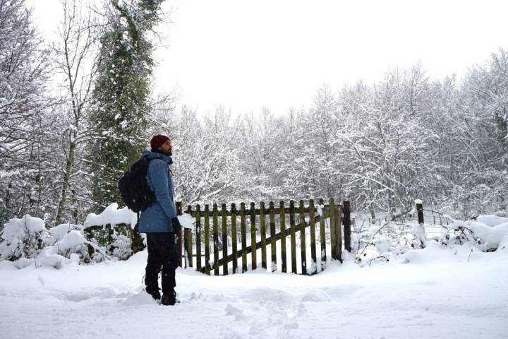 Treinta centímetros de nieve y temperaturas de -10 grados.