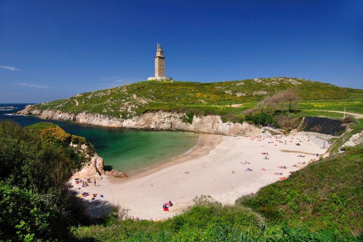 La Torre de Hércules, declarada Patrimonio de la Humanidad. Foto: Shutterstock.