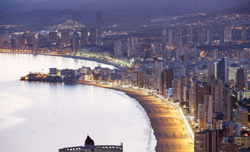 Rascacielos en Benidorm.