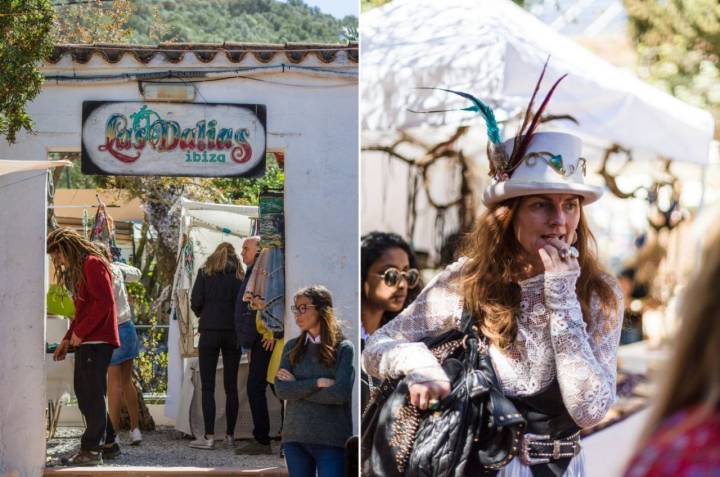 Mercadillo de Las Dalias en Santa Eulària des Riu