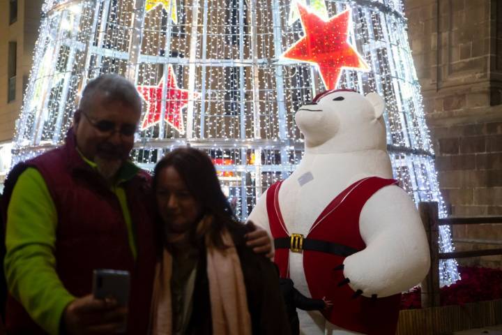 Iluminación calle Larios (Málaga): otros puntos de luces