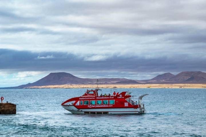 El catamarán Celia Cruz de Ferry Isla Lobos.