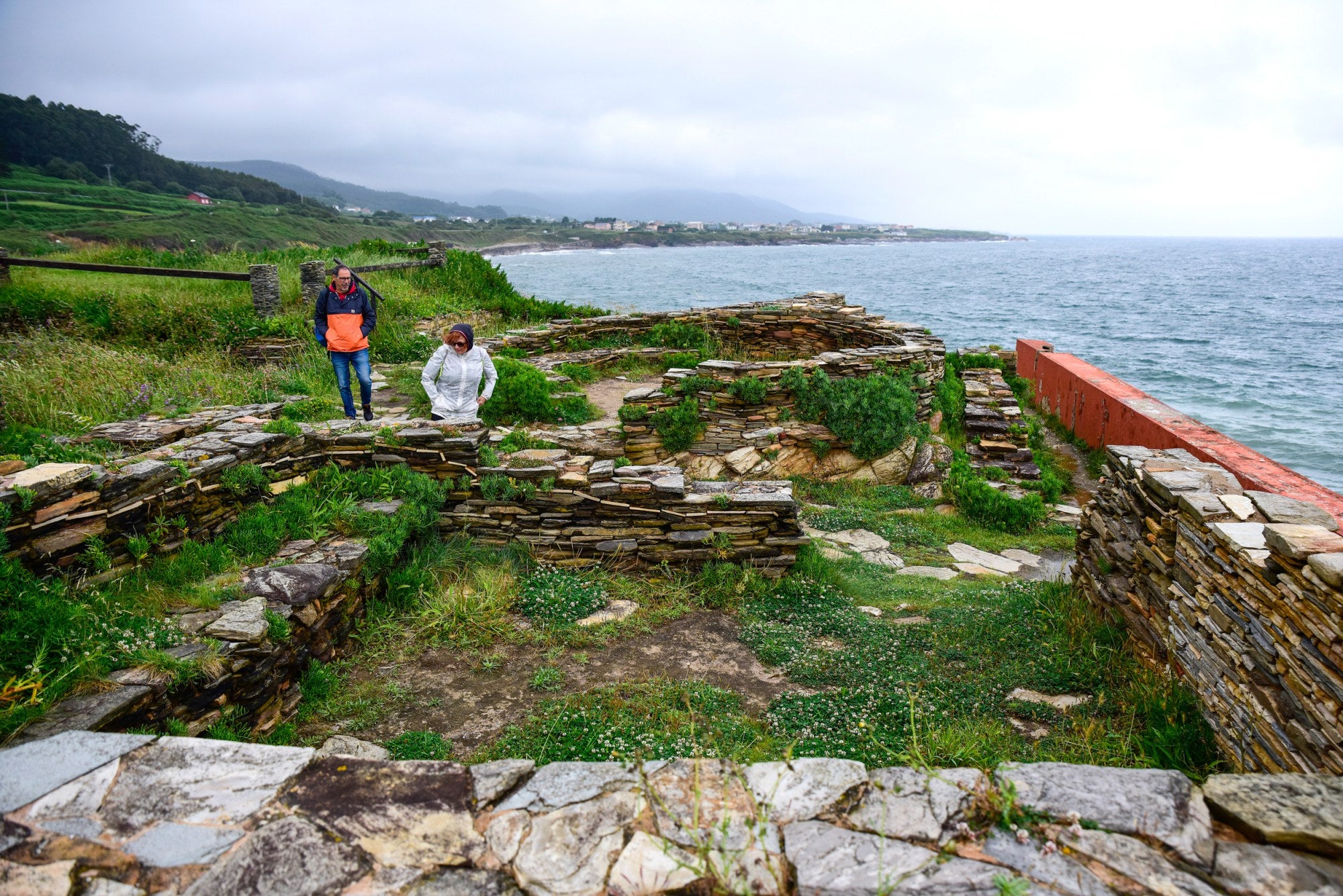 El castro de Fazouro, un poblado prehistórico.