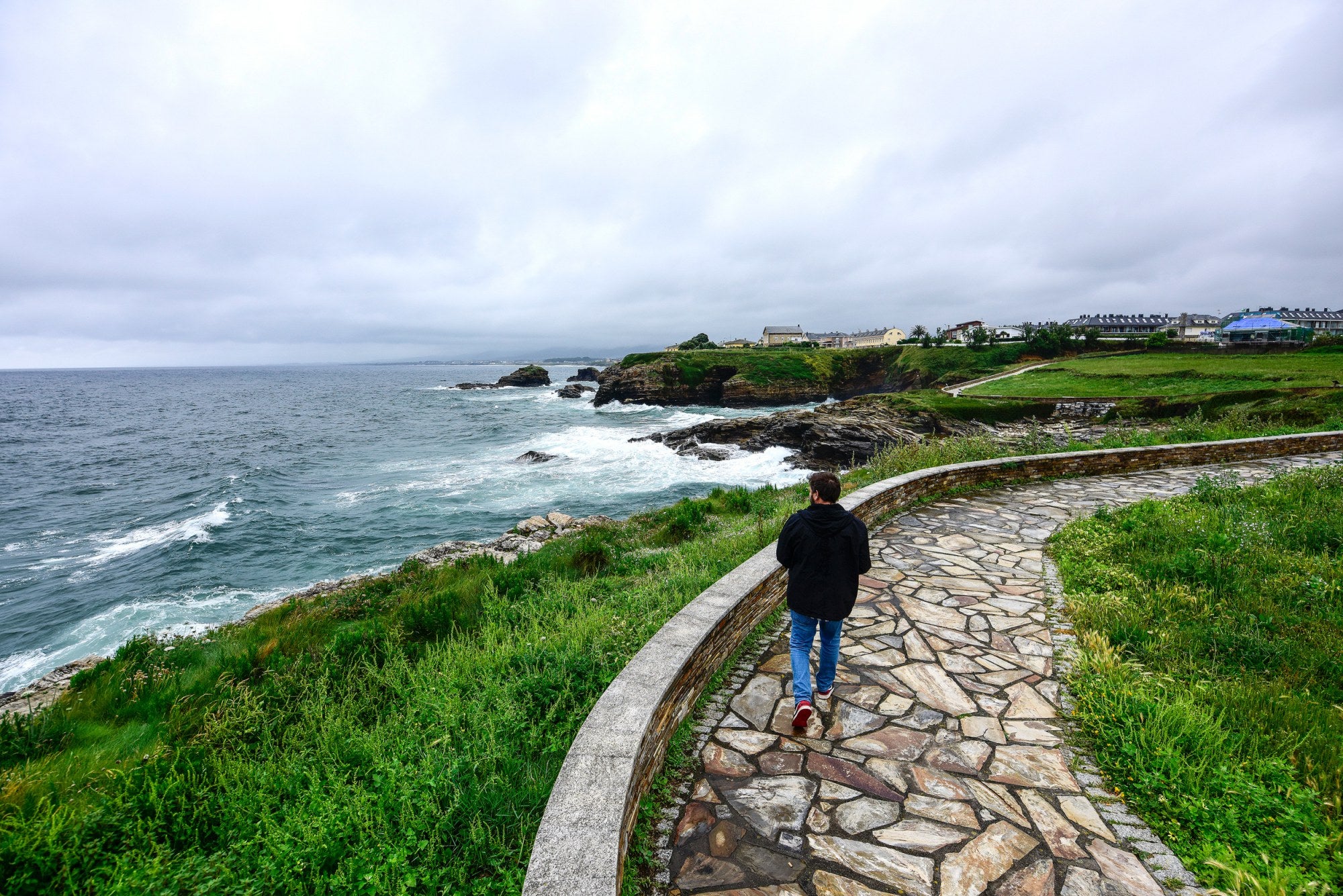 El paseo marítimo de Foz.