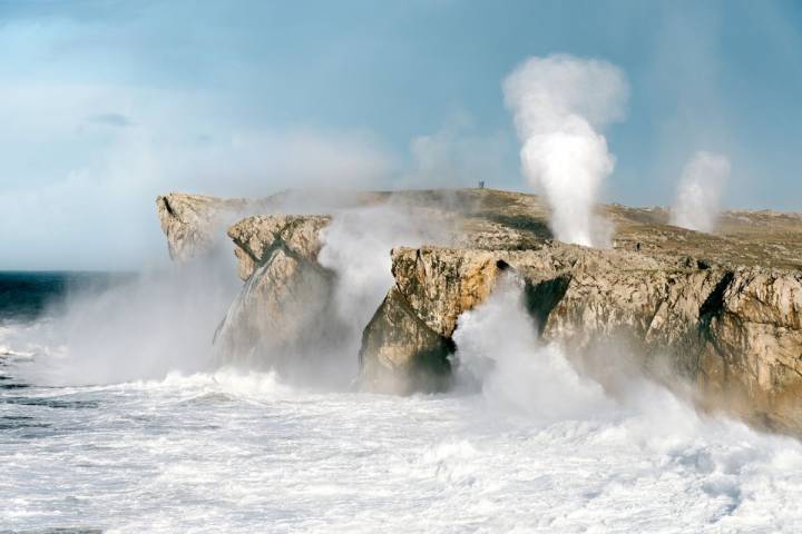 Campo de bufones de Llanes de Pría.