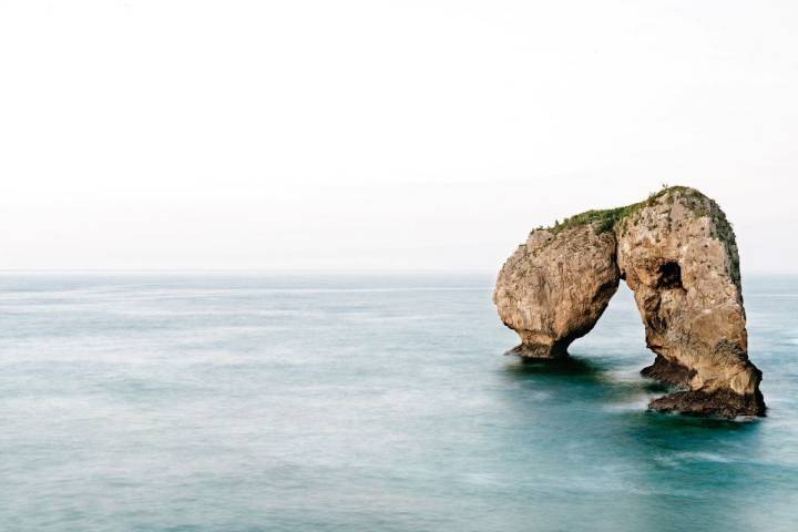 La isla Castro de las Gaviotas.