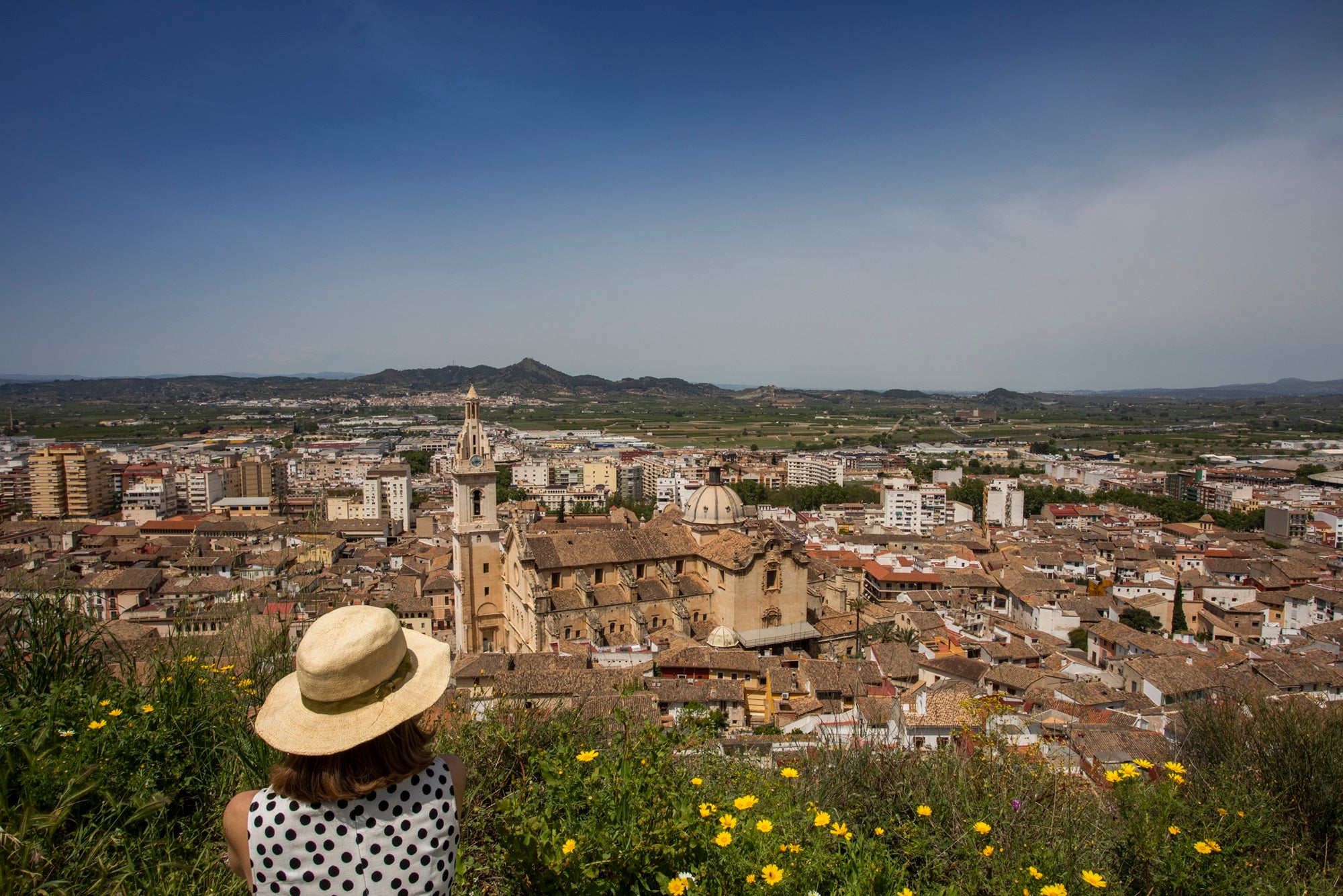 Los Borgia Com. Valenciana Etapa 2 panorámica Xátiva