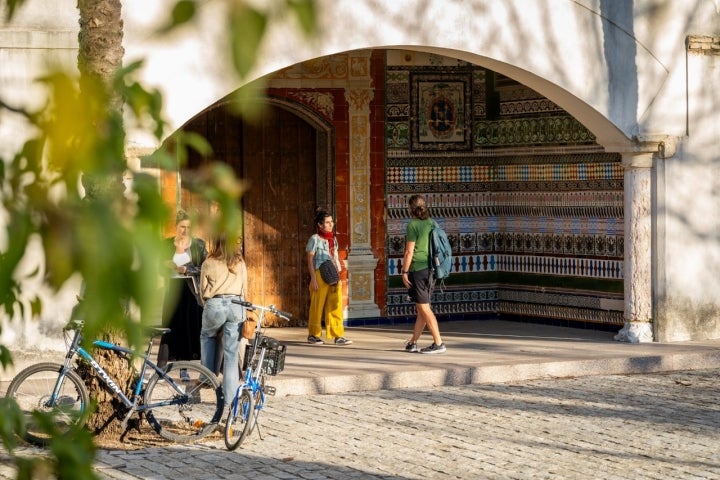 Una de las entradas al monasterio de la Cartuja