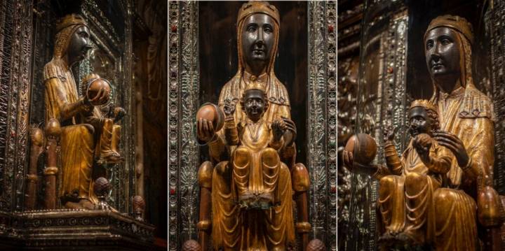 Monasterio de Montserrrat: Virgen de Montserrat, 'la Moreneta'